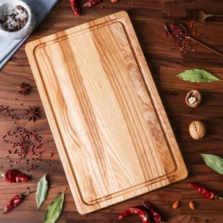Serving dish "Labyrinth", with a cutting board, 40x25 cm, an array of ash-1