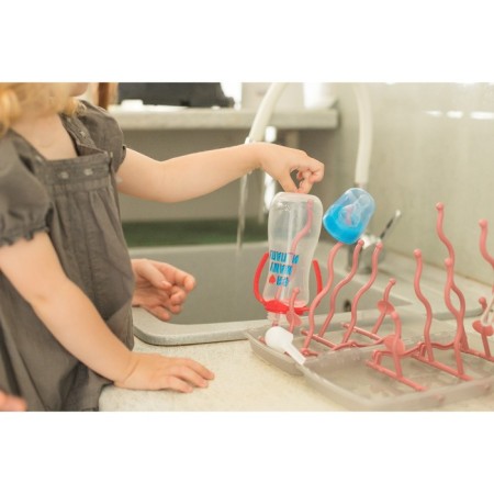 Drying for children's bottles, pink color-5