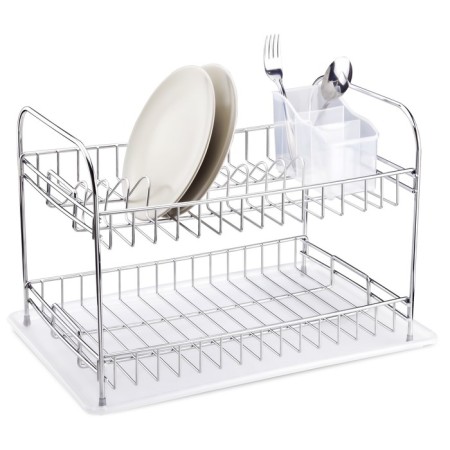 Drying for dishes and devices, table, with a pallet, chromium color, kb007