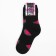 Women's terry socks "watermelon", black color, size 23-25