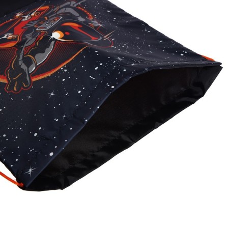 A bag for shoes 490 x 410 mm, SDS-53 "Lunar skate" black/orange-3