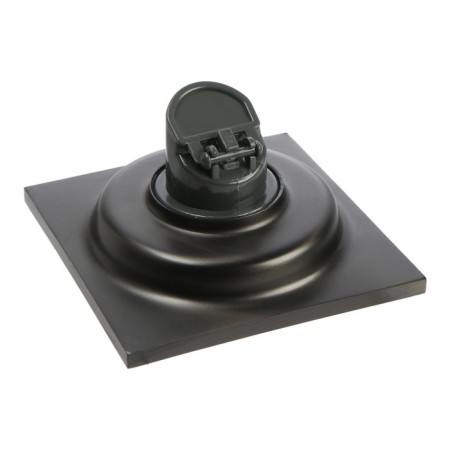 Zein gap, 100x100 mm, vertical, d = 32 mm, stainless steel, gray-4