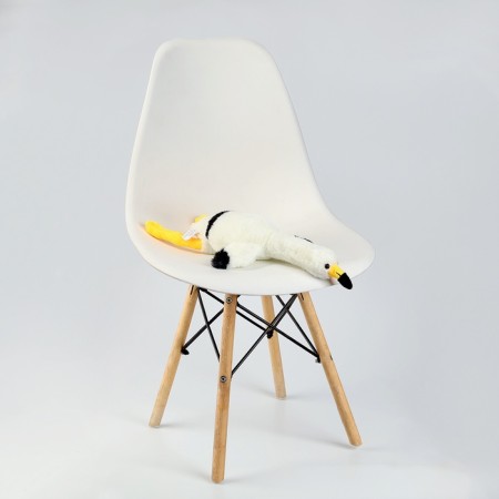 Soft toy "Flamingo", 50 cm, white color-4