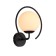 Wall lamp EVOLUCE. SL418.401.01. Galio. 1x60 W, E27, 30x23 cm, black color