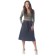 Women's skirt, size 44, gray color