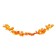 Garland from leaves, length: 180 cm