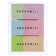 Set of eraser rectangular, 3 pieces, mix