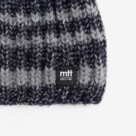 Male hat, color gray melange, size 57-59-2