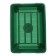 Deep toilet with a mesh of 36 x 25 x 9 cm, green