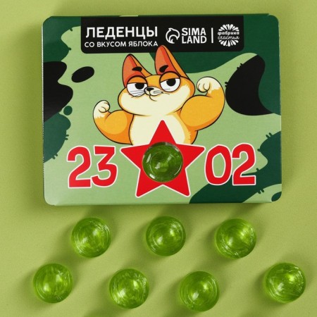 Lollows in the blist "My protector", taste: Green apple, 32 g.