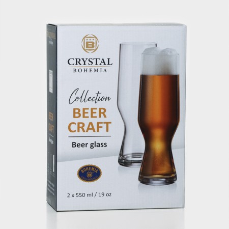 A set of glass glasses for beercraft beer, 550 ml, 2 pcs-5