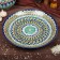 Largan Rishtan ceramics "Patterns", 32 cm, blue