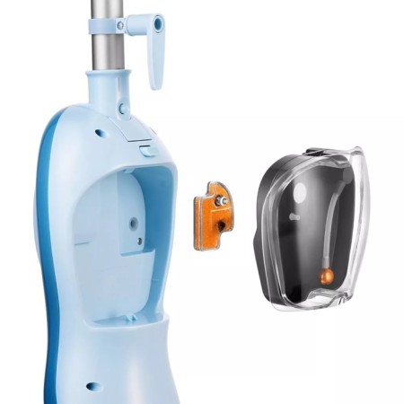 Steam mop KitFort KT-1046, 1500 W, 370 ml, cord 8 m, blue and white-6