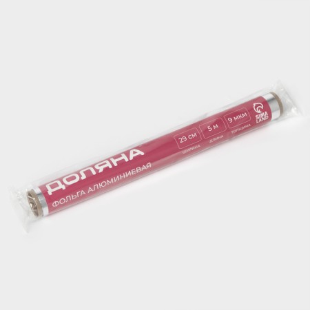 Food aluminum foil "Dolyana", 29 cm × 5 m, 9 μm-1