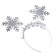 Carnival rim "snowflake", color silver