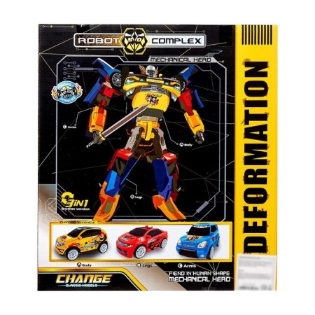Set of robots "Superbot", transforms, collects from three robots-7
