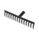 Robble straight, straight tooth, 14 teeth, metal, tuleyka 30 mm, without cuttings, mix