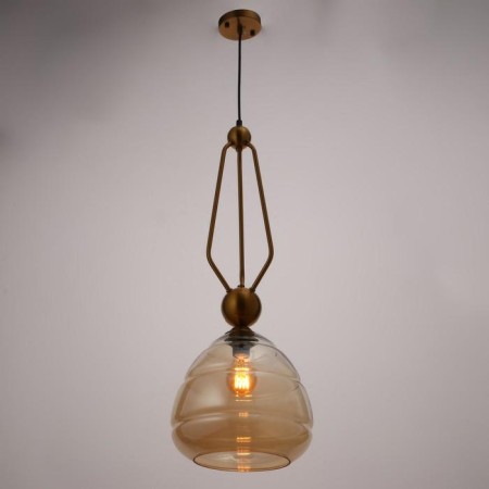 Lamp Bayerlux 88510/1 E27 40W gold 25x25x75-175 cm-1