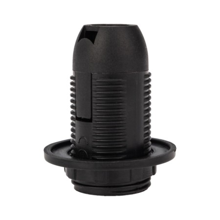 Plastic heat -resistant pendant cartridge with an E14 ring, black rexant-1