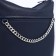 Janelli Cross-Boda Bag on a zipper, 2 external pockets, blue color