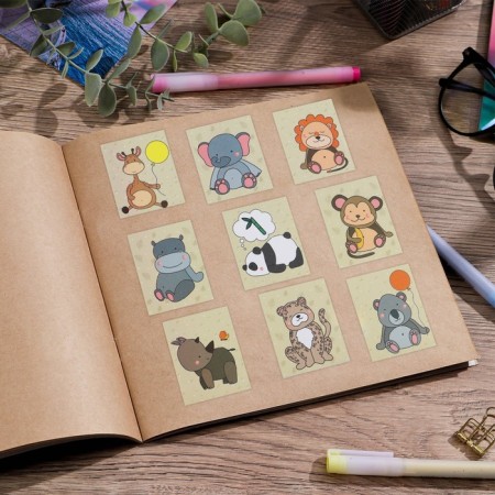 Paper stickers "Animals", 11 × 15.5 cm-2