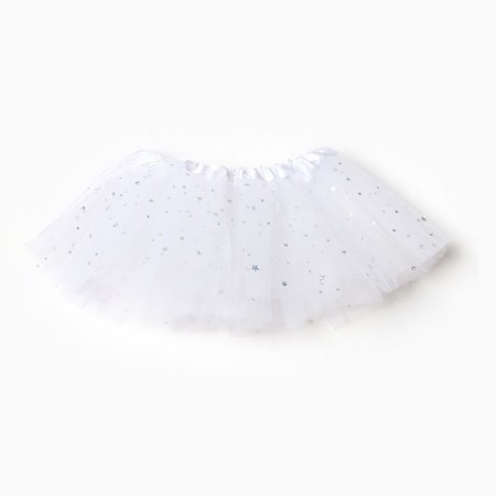 Skirt children's baby I "stars" white, 17 cm