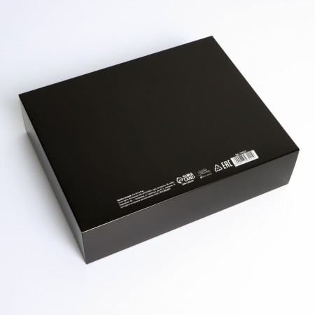 Gift folding box, packaging, “black”, 31 x 24.5 x 8 cm, without tape-4