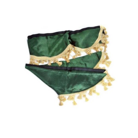 Lambraquen windshield with SkyWay curtains, 210cm/60x60cm, green, S01203021