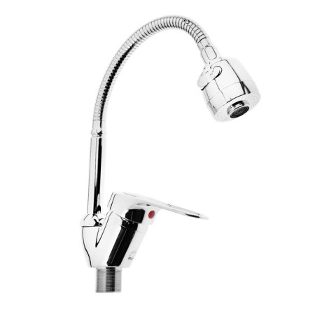 Everest kitchen mixer B58-025, single-leaf, flexible spout, chrome