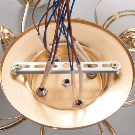 Briana chandelier 8x40W E27 Gold Model: 2800087-8