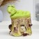 Figure "Snake on the stump" Green apple, 22x20cm