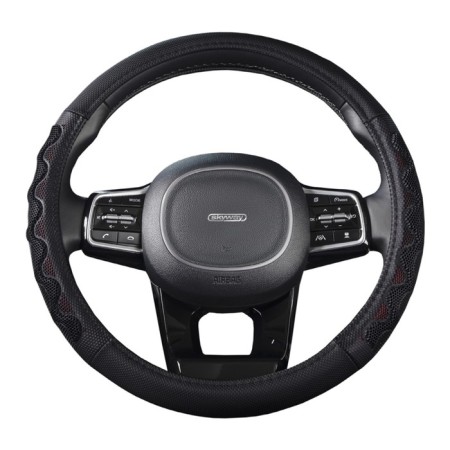 SkyWay Racer-2 m, black and red eco-leather braid-9