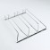 Drying dryer Dilan, 3 guides, 34 × 6.5 × 33 cm, chrome color
