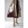 Bag-hoba, lightning department, 3 outer pockets, burgundy color