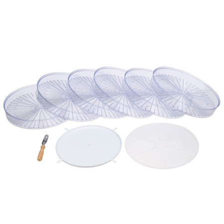 Vegetable dryer "Veterok-2 Lux", 6 tiers, 600 watts, transparent levels-3