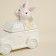 Sl Home "Forest Rabbit", 17 × 10.5 × 17 cm, white color