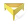 Galf flowerbed, 50 × 15 cm, yellow, “Terition”, Greengo