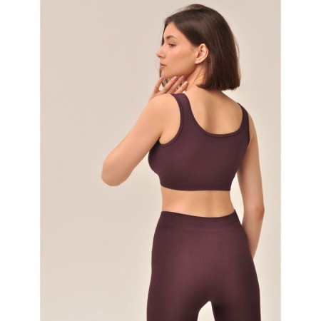 Women's top in the rub on wide straps Mirey Top Spalla Larga, size 44-46, color jam-1