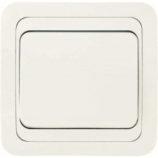 Переключатель проходной Makel 12005 Mimoza, 1 клавиша, СП, 10А, IP20, цвет белый