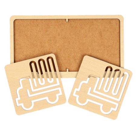 Developing set of neurotransmaries for children "Intercessor Boards", 6 stencils-8