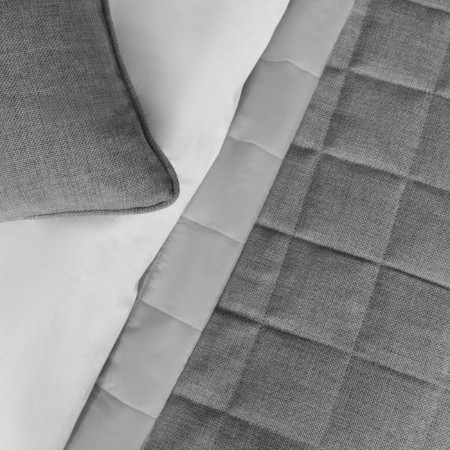 Jerry set: a cover 230 x 250 cm, pillowcase 45 x 45 cm - 2 pcs, color gray-3