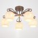 Economic Save Lina 5x60W E27, copper 47x47x27 cm