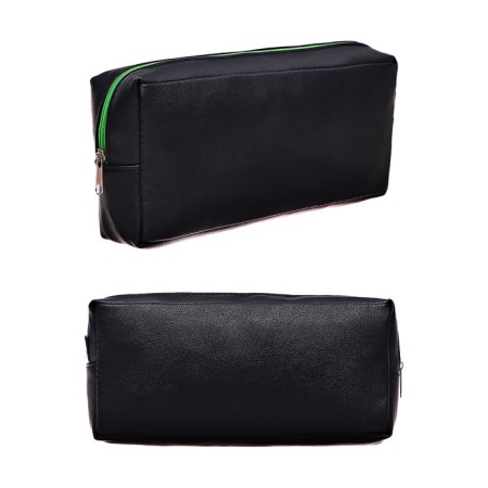 Penal soft, 1 department, 90 x 200 x 50 cm, voluminous, artificial leather, calligrata "black and green style"-1