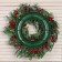 New Year's wreath d- 35 cm "Cozy fairy tale" leaves greens berries
