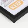 Photo frame plastic 21x30 cm 3 series, black