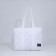 Zipper bag with lightning, white color
