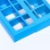 Box for 9 sweets with a shell, blue, 13.7 x 13.7 x 3.5 cm