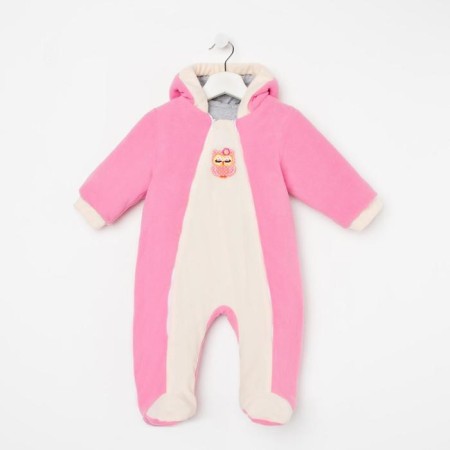 Combineson children with ears, color pink/print, height 68-74 cm (22)-4
