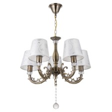 Virginia chandelier 5x40W E14 bronze 58x58x76 cm Bayerlux