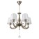 Virginia chandelier 5x40W E14 bronze 58x58x76 cm Bayerlux